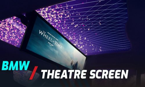 BMW Theatre Screen – Huge Rear Display 31 inch 8K
