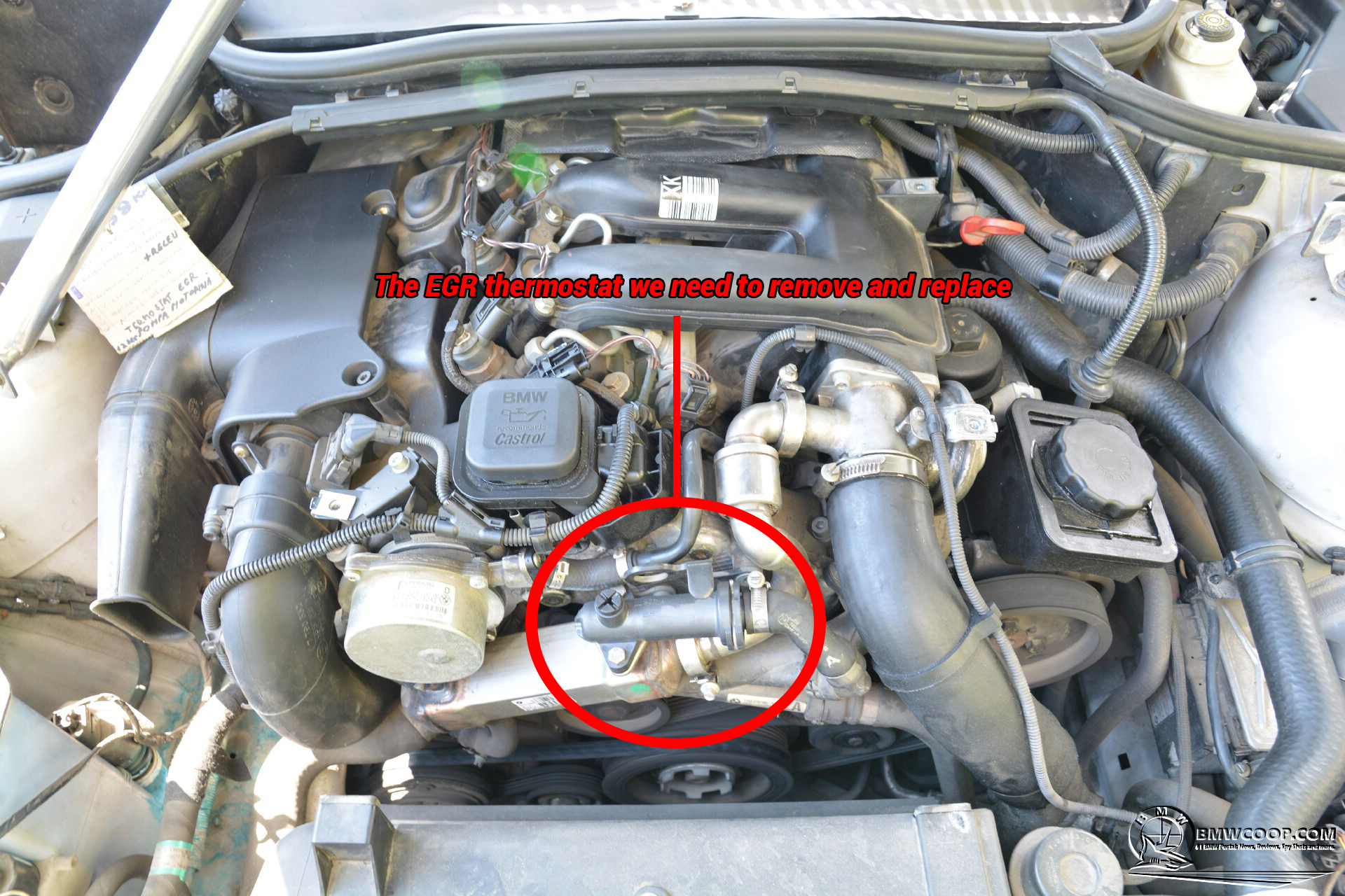 How to Change the EGR Thermostat on E46 BMW 3 Series (DIY)