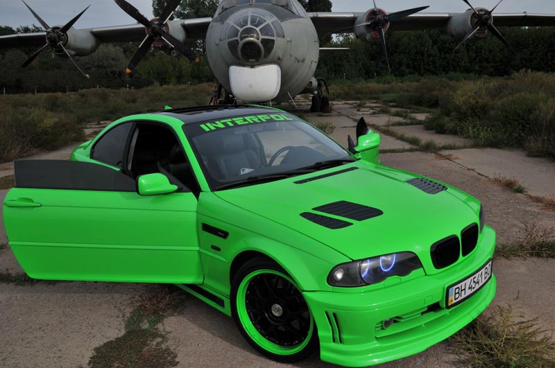 Lime BMW M3 GTR CSL Look by Andrey